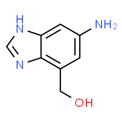 (6-Amino-1H-benzo[d]imidazol-4-yl)methanol结构式