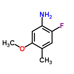 2-Fluoro-5-methoxy-4-methylaniline Structure