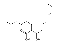 2-hexyl-3-hydroxydecanoic acid Structure