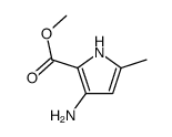 methyl 3-amino-5-methyl-1H-pyrrole-2-carboxylate结构式