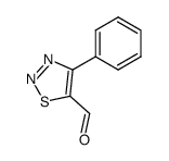 4-phenyl-1,2,3-thiadiazole-5-carbaldehyde Structure