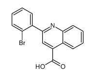 2-(2-bromophenyl)quinoline-4-carboxylic acid Structure