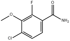 4-Chloro-2-fluoro-3-MethoxybenzaMide Structure