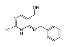 6-(benzylamino)-5-(hydroxymethyl)-1H-pyrimidin-2-one结构式