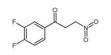 1-(3',4'-difluorophenyl)-3-nitro-propan-1-one结构式