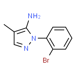 1-(2-Bromophenyl)-4-methyl-1H-pyrazol-5-amine Structure