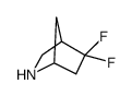 (1R,4R)-5,5-difluoro-2-azabicyclo[2.2.1]heptane结构式