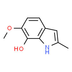 1H-Indol-7-ol,6-methoxy-2-methyl-(9CI)结构式