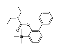 (2-phenyl-6-trimethylsilylphenyl) N,N-diethylcarbamate Structure