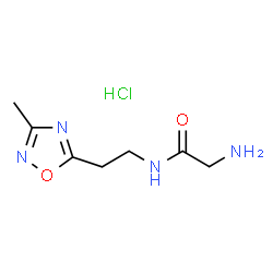 2-Amino-N-(2-(3-methyl-1,2,4-oxadiazol-5-yl)ethyl)acetamide hydrochloride picture