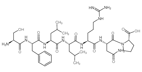 SER-PHE-LEU-LEU-ARG-ASN-PRO结构式