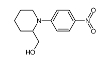 [1-(4-Nitro-phenyl)-piperidin-2-yl]-methanol Structure