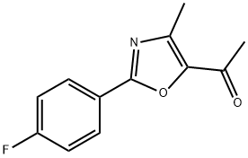 1-[2-(4-Fluorophenyl)-4-methyl-1,3-oxazol-5-yl]ethan-1-one Structure