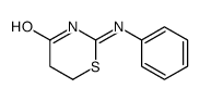 2-anilino-5,6-dihydro-1,3-thiazin-4-one Structure