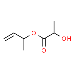 Propanoic acid, 2-hydroxy-, 1-methyl-2-propenyl ester (9CI)结构式