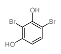 1,3-Benzenediol,2,4-dibromo- structure