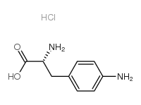 H-P-AMINO-D-PHE-OH HCL结构式