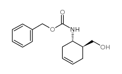 BENZYL TRANS-(6-HYDROXYMETHYL)CYCLOHEX-3-ENYLCARBAMATE Structure