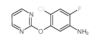 4-CHLORO-2-FLUORO-5-(PYRIMIDIN-2-YLOXY)ANILINE结构式