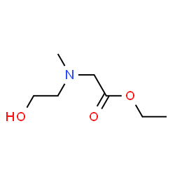 Glycine, N-(2-hydroxyethyl)-N-methyl-, ethyl ester (9CI) structure