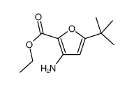 ethyl 3-amino-5-tert-butylfuran-2-carboxylate Structure