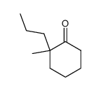 2-methyl-2-propyl-cyclohexanone Structure