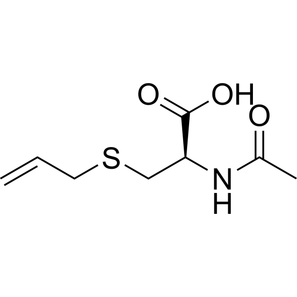 N-Acetyl-S-allyl-L-cysteine Structure