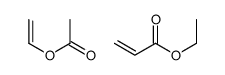 ethenyl acetate,ethyl prop-2-enoate Structure