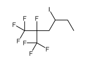 1,1,1,2-Tetrafluoro-4-iodo-2-(trifluoromethyl)hexane Structure