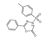 α-[Toluol-p-sulfonyl-hydrazono]-benzylacetat结构式