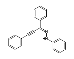 1-(1,3-diphenylprop-2-yn-1-ylidene)-2-phenylhydrazine结构式