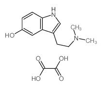 3-(2-(Dimethylamino)ethyl)indol-5-ol oxalate Structure