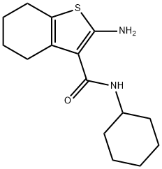 2-amino-n-cyclohexyl-4,5,6,7-tetrahydro-1-benzothiophene-3-carboxamide Structure