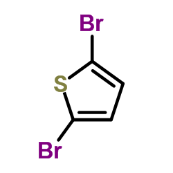 2,5-Dibromothiophene Structure