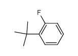 1-(tert-butyl)-2-fluorobenzene结构式