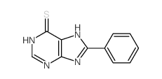 8-phenyl-3,7-dihydropurine-6-thione结构式