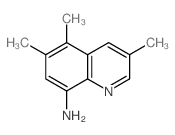 3,5,6-trimethylquinolin-8-amine结构式