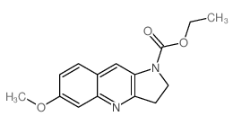 ethyl 6-methoxy-2,3-dihydropyrrolo[3,2-b]quinoline-1-carboxylate Structure