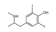 2,6-diiodo-4-[2-(methylamino)propyl]phenol Structure