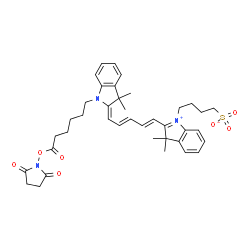 Cy5 SE(mono SO3)结构式
