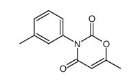 6-methyl-3-m-tolyl-[1,3]oxazine-2,4-dione Structure