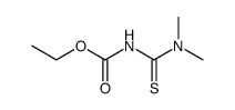 4,4-dimethyl-3-thio-allophanic acid ethyl ester Structure