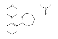 4-[2-(3,4,5,6-tetrahydro-2H-azepin-7-yl)cyclohexen-1-yl]morpholine,trifluoroborane Structure