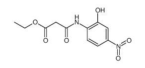 2-hydroxy-4-nitromalonanilic acid ethyl ester结构式