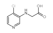 2-[(4-chloropyridin-3-yl)amino]acetic acid structure