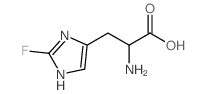 2-amino-3-(2-fluoro-3H-imidazol-4-yl)propanoic acid Structure