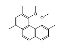 4,5-dimethoxy-1,3,6,8-tetramethylphenanthrene Structure