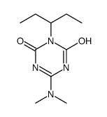 6-(dimethylamino)-3-pentan-3-yl-1H-1,3,5-triazine-2,4-dione结构式