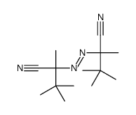 2-[(2-cyano-3,3-dimethylbutan-2-yl)diazenyl]-2,3,3-trimethylbutanenitrile Structure