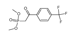 dimethyl [2-(4-trifluoromethylphenyl)-2-oxoethyl]phosphonate结构式